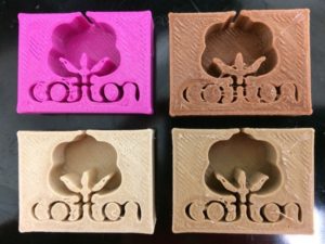 Cotton Incorporated logo print sample