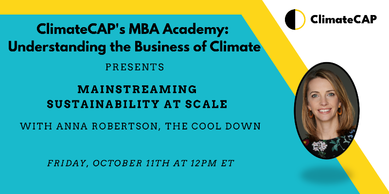 ClimateCAP MBA Academy Anne Robertson